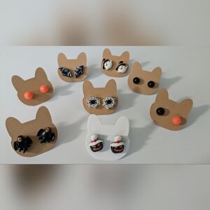 Halloween earrings 8 pairs